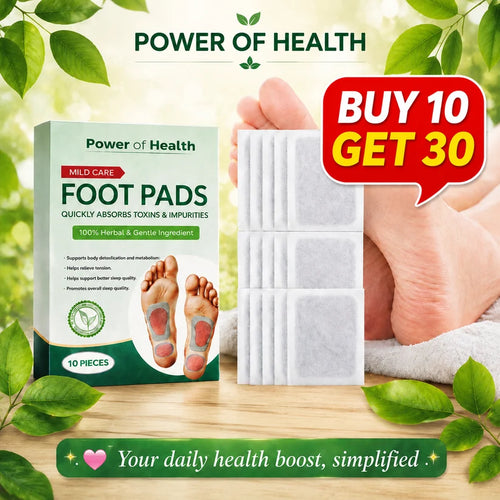 100% Herbal & Gentle Ingredient Detox Foot Pads (BUY 10 GET 20 FREE Pack of 30)