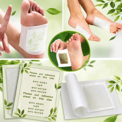 100% Herbal & Gentle Ingredient Detox Foot Pads (BUY 10 GET 20 FREE Pack of 30)